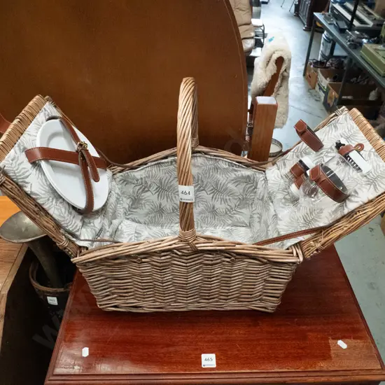 cane picnic hamper