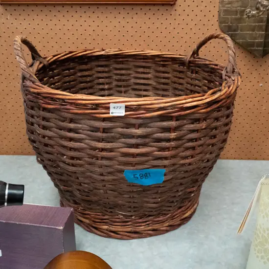 wood basket H-360 Diam-500