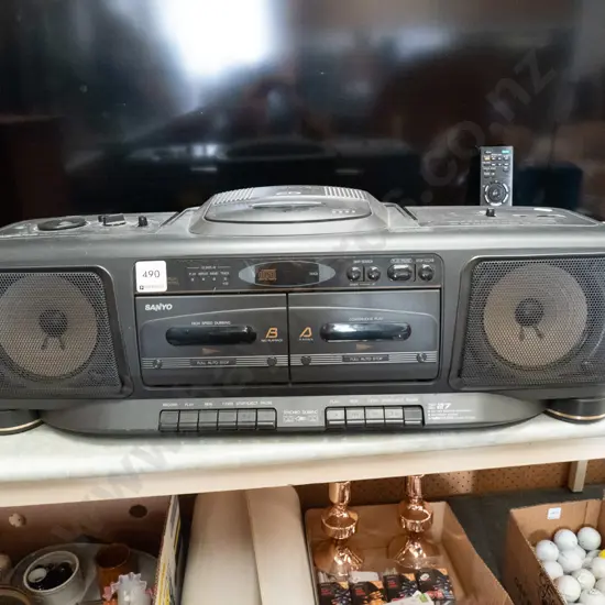 Sony twin cassettte CD and radio