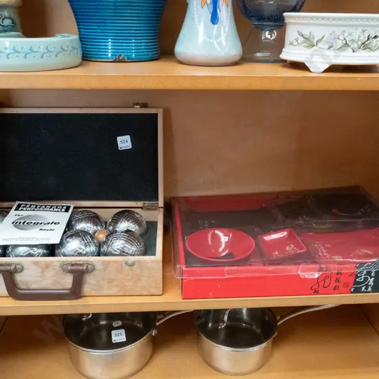 pentanque set, Japanese presentation sushi set