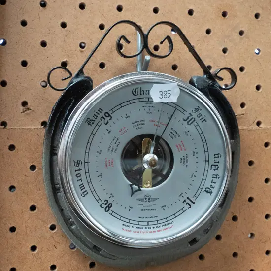 retro small wall barometer
