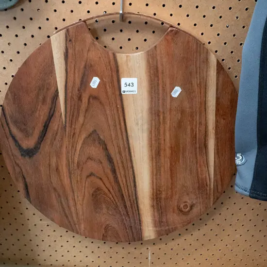 wood and copper serving board