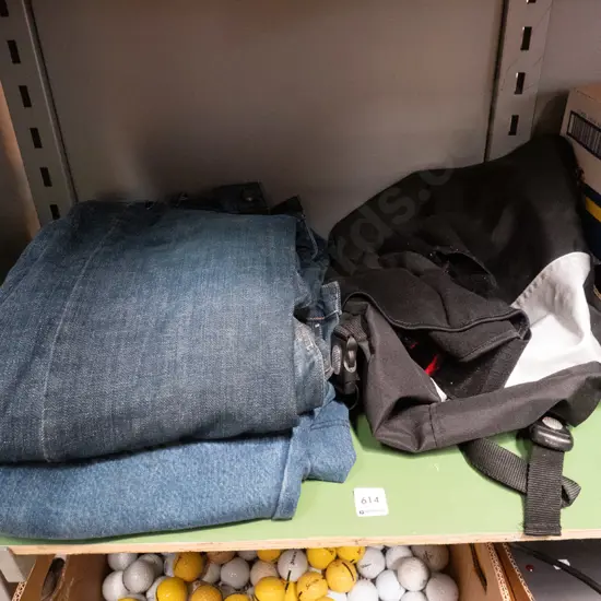 2x pairs of protective Rhino motorcycle pants,small backpack etc