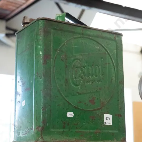 Castrol oil tin