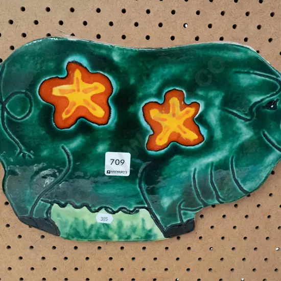 ceramic wall art - pig