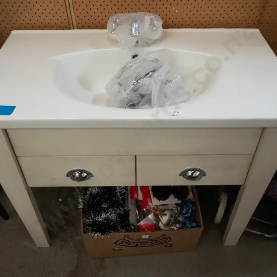 2 drawer bathroom vanity H-840 W-940 D-490