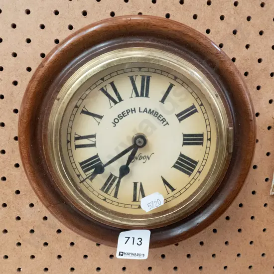 Joseph Lambert of London wall clock