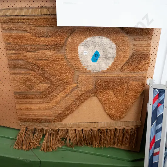 woven woollen wall art