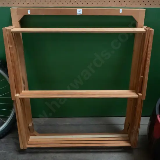 wooden airing rack