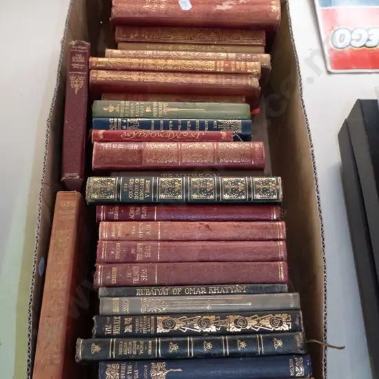 box; vintage books