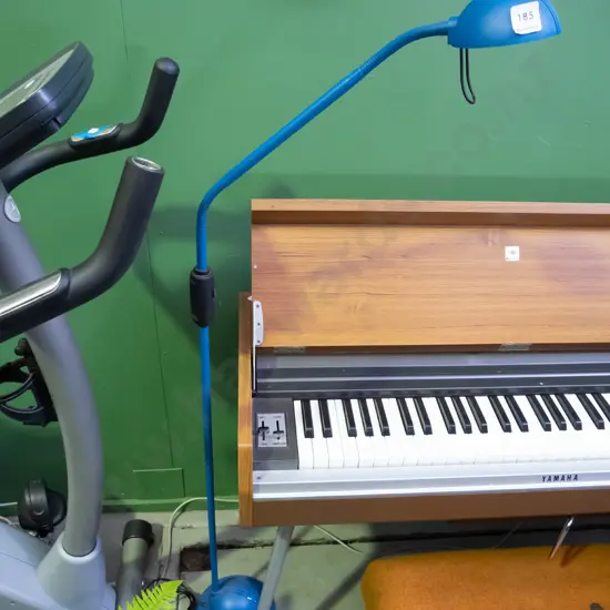 modern blue standard lamp 