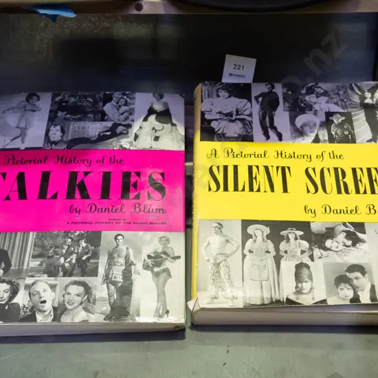 2x vintage silent movies, 2x movie history books