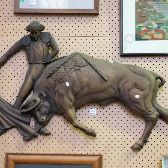 foam matador and bull 