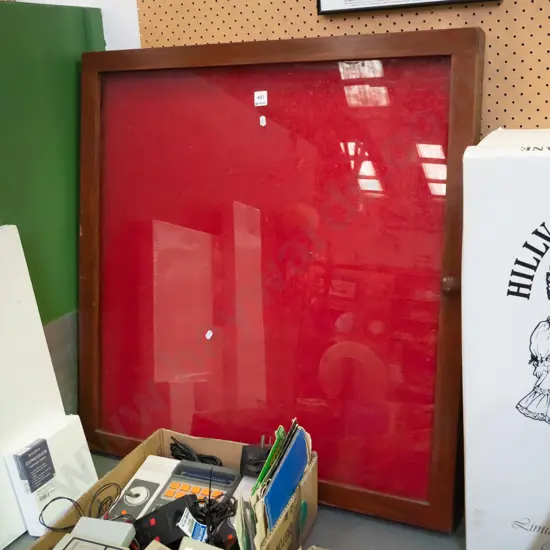 glass fronted noticeboard H-800 W-755