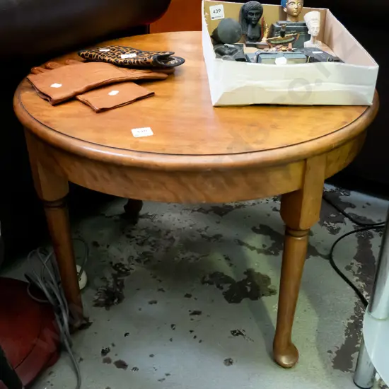solid wood cab leg end table