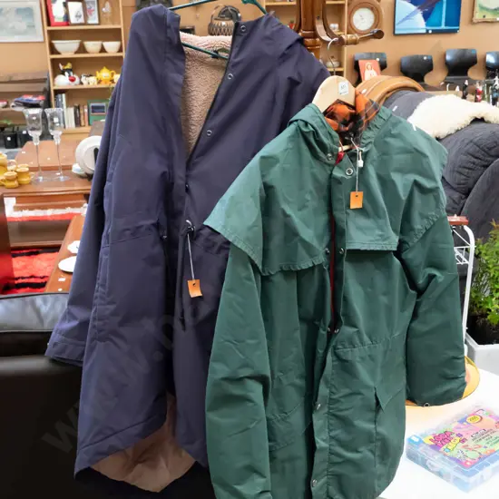 2x rain coats