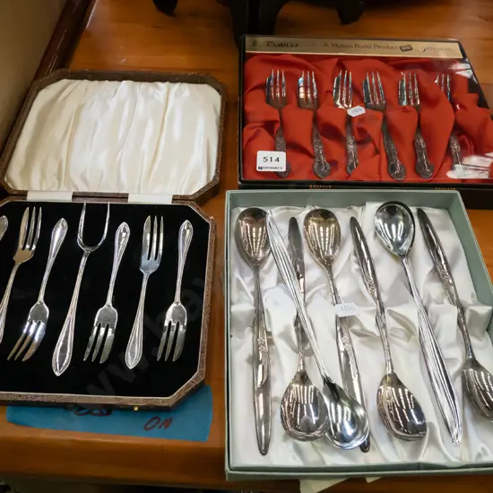 3x plated cutlery