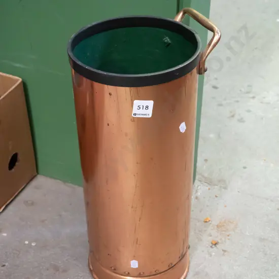 cylindrical copper umbrella stand H-435