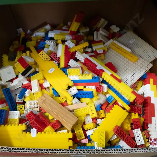 box of Toro building bricks