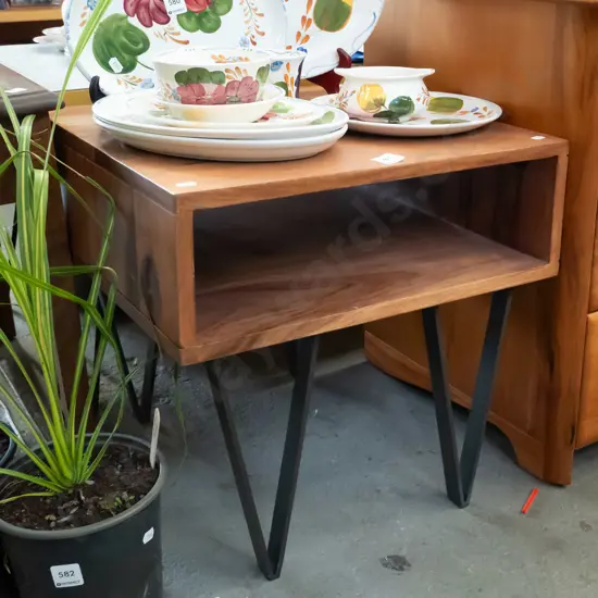 contemporary bedside table