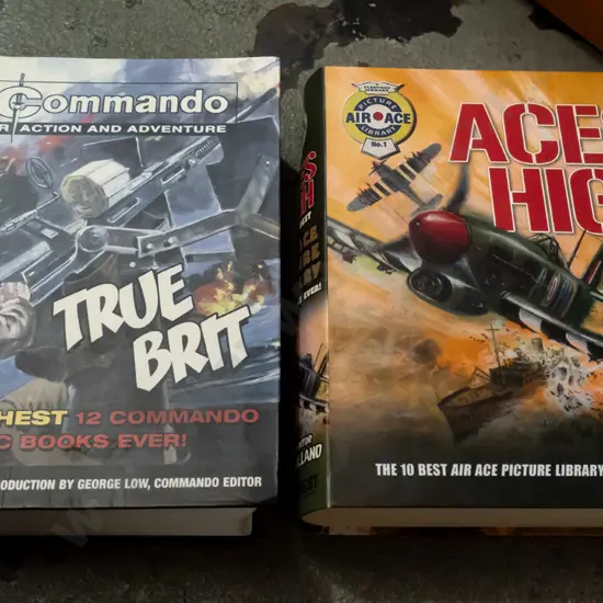 Aces High & Commando hardcover graphic novels
