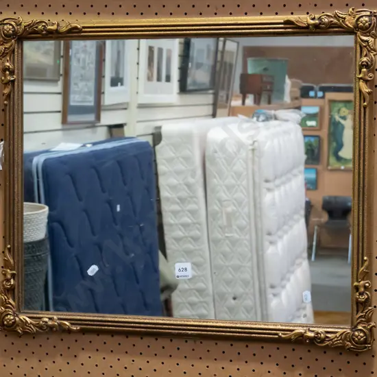 gilt framed wall mirror