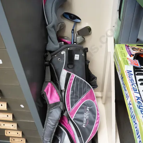 child's golf clubs