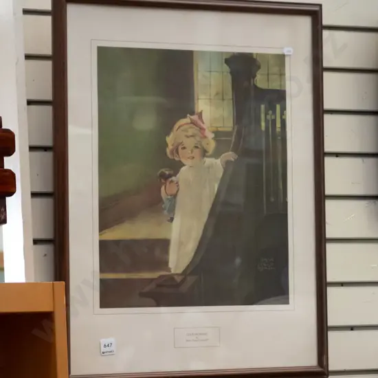 framed print - good morning