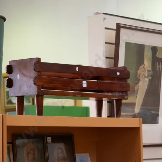 wooden jardiniere stand