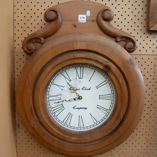 oregon framed Classic clock