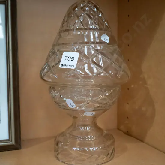 cut crystal lamp - needs wiring