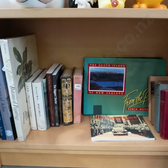 shelf of books  