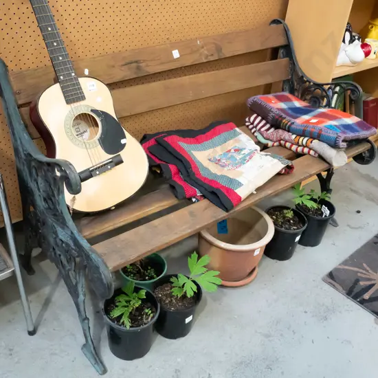 restorers cast iron ended bench seat