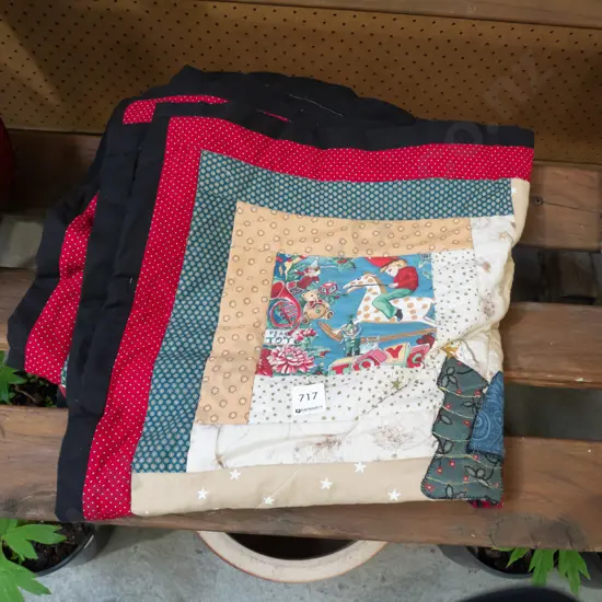 2x Xmas themed small quilts