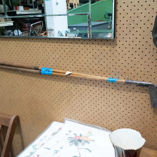 2x vintage golf clubs