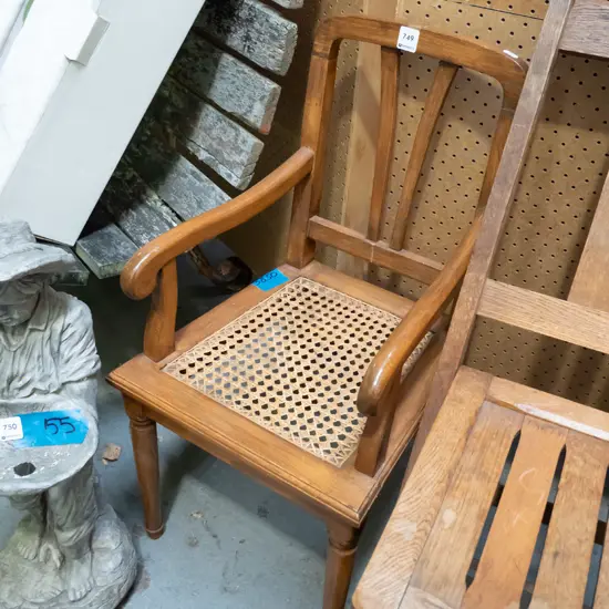 mahogany and bergere child's chair