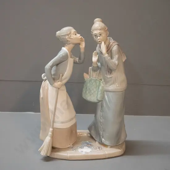 Lladro figure of two women H-310 W-210