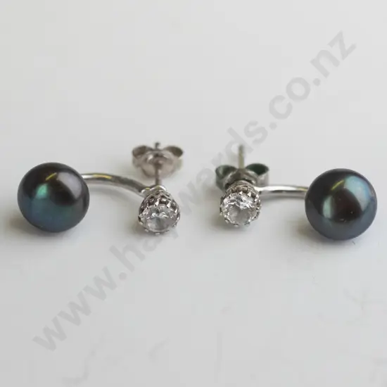 pair of earrings stamped S925