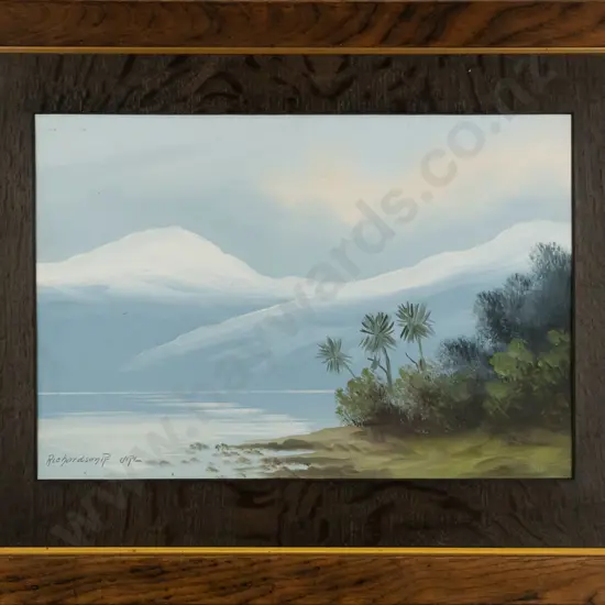URL - framed oil "Richardson R" H - 270 W - 390