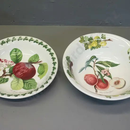 2 Portmeirion Pomona pattern bowls - wider is H-90 D-280