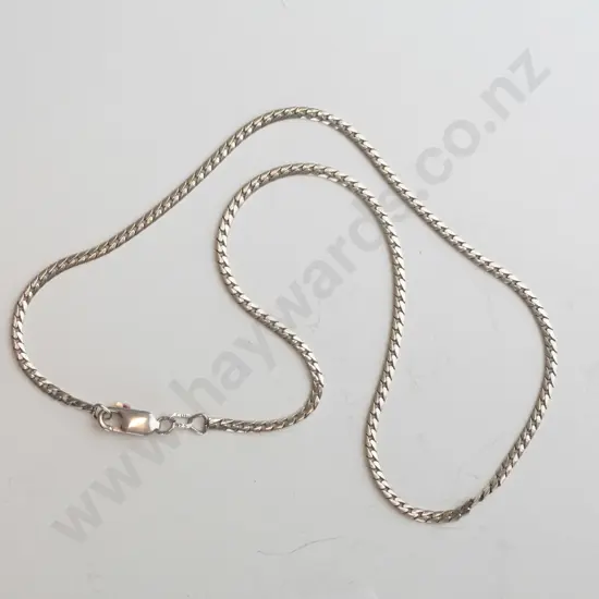 silver link chain stamped 925