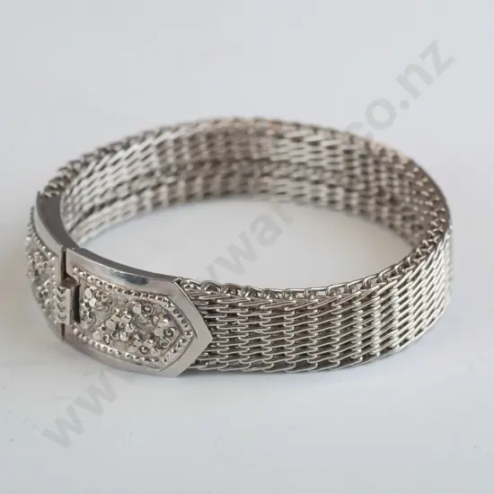 silver bangle stamped 925