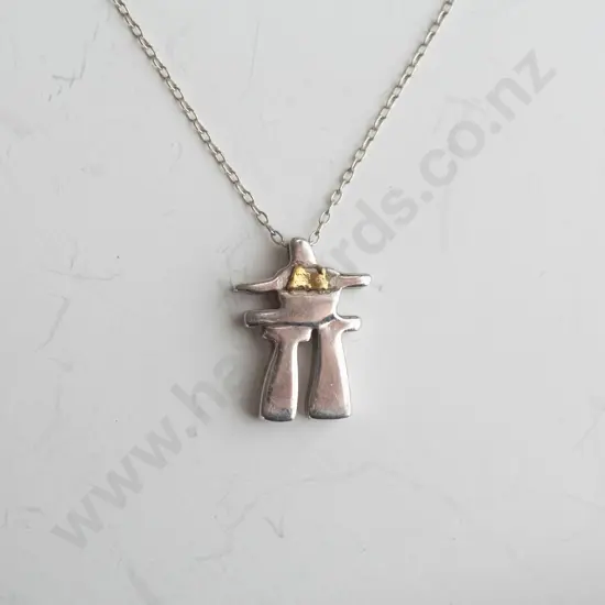 silver necklace stamped 925