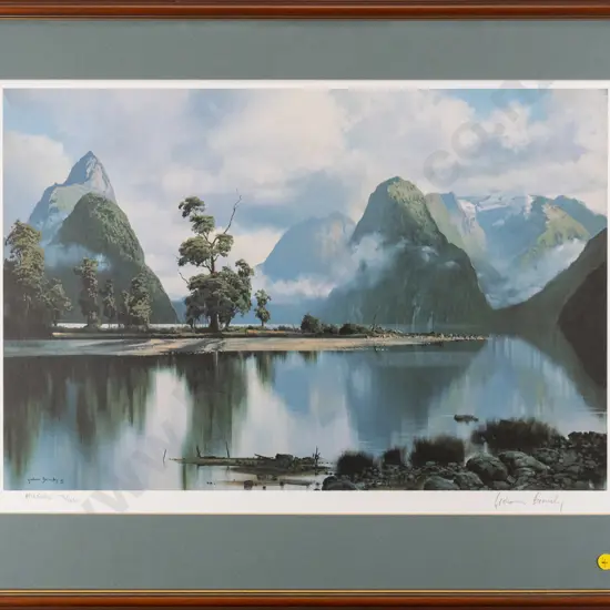 framed Graham Brinsley - Ltd edition print 78/450 "Milford" H - 360 W - 530