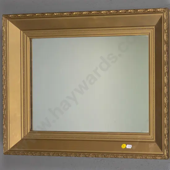 gilt framed wall mirror H-550 W-435