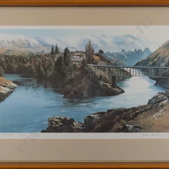 framed Graham Brinsley ltd edition print 79/450 "Cromwell" H-330 W-550