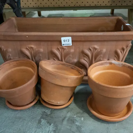terracotta garden planters