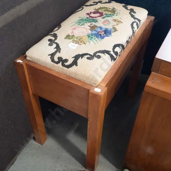 rimu tapestry upholstered stool