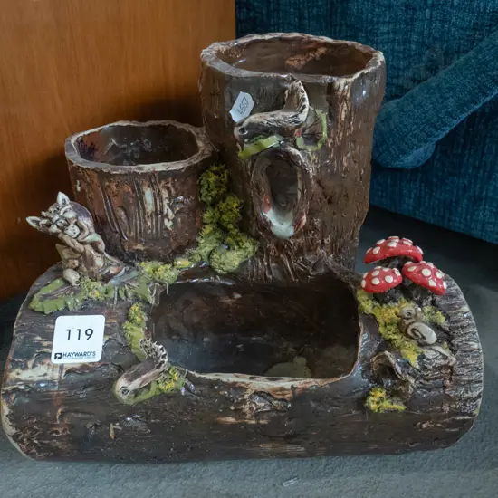 tree trunk ceramic planter H-235