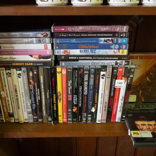 various music DVDs